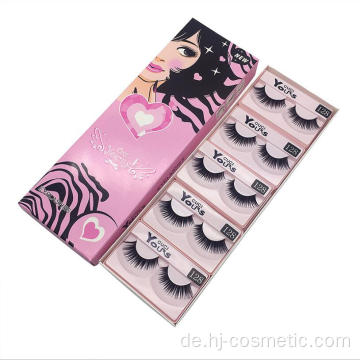 10pairs 3d koreanische PBT-Faser koreanische Seide falsche Wimpern